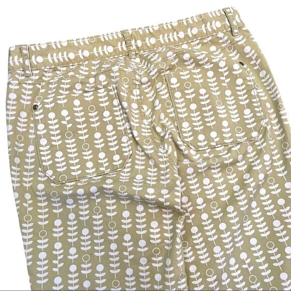 ANTHROPOLOGIE idra folkloric floral crop pants 6 - Picture 7 of 10